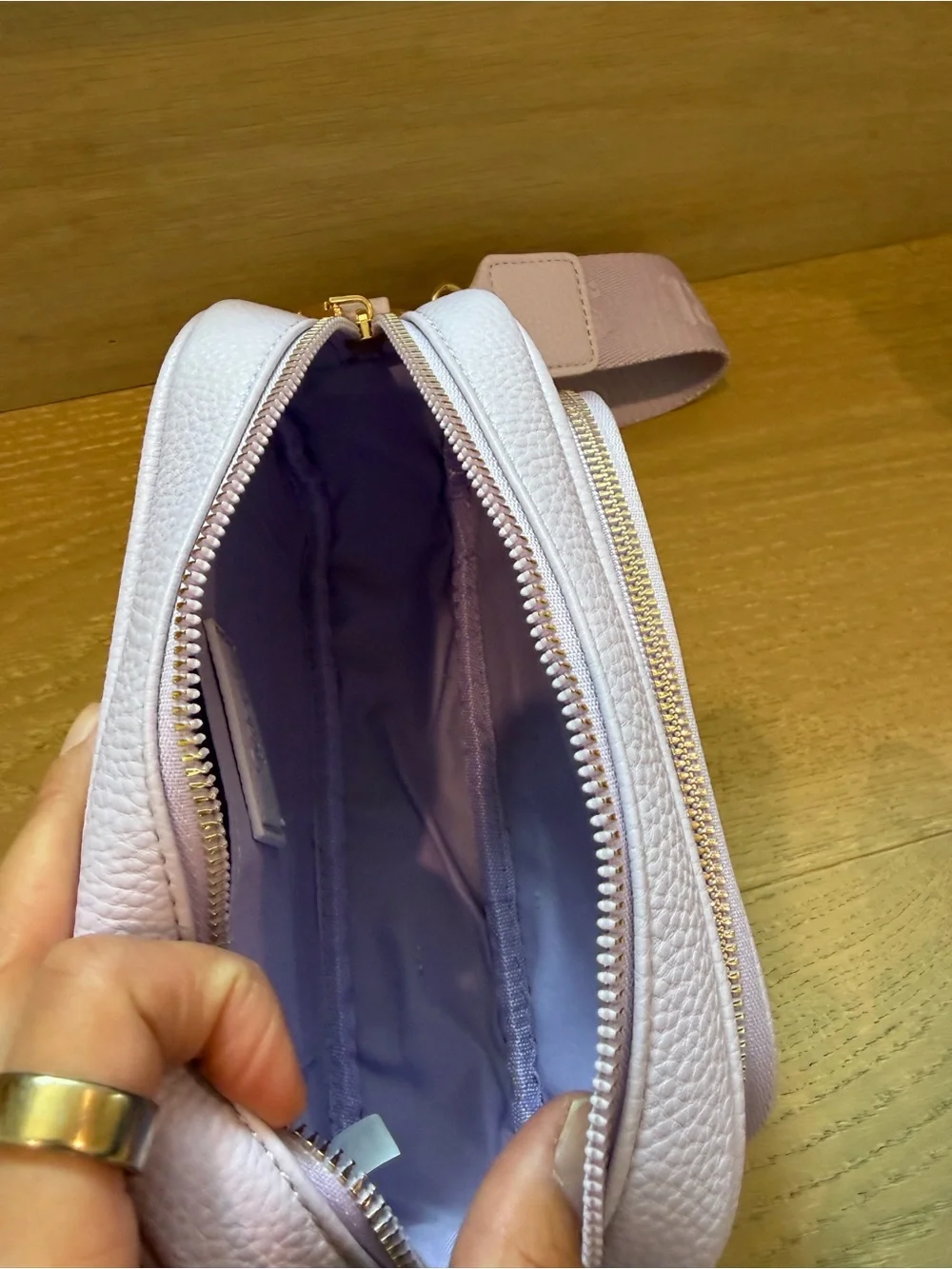 Sportsgirl Pale Lavender Crossbody Bag